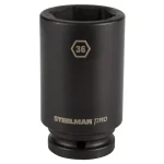 STEELMAN PRO 36mm 3/4-in Drive 6-Point Deep Impact Socket thumbnail 1