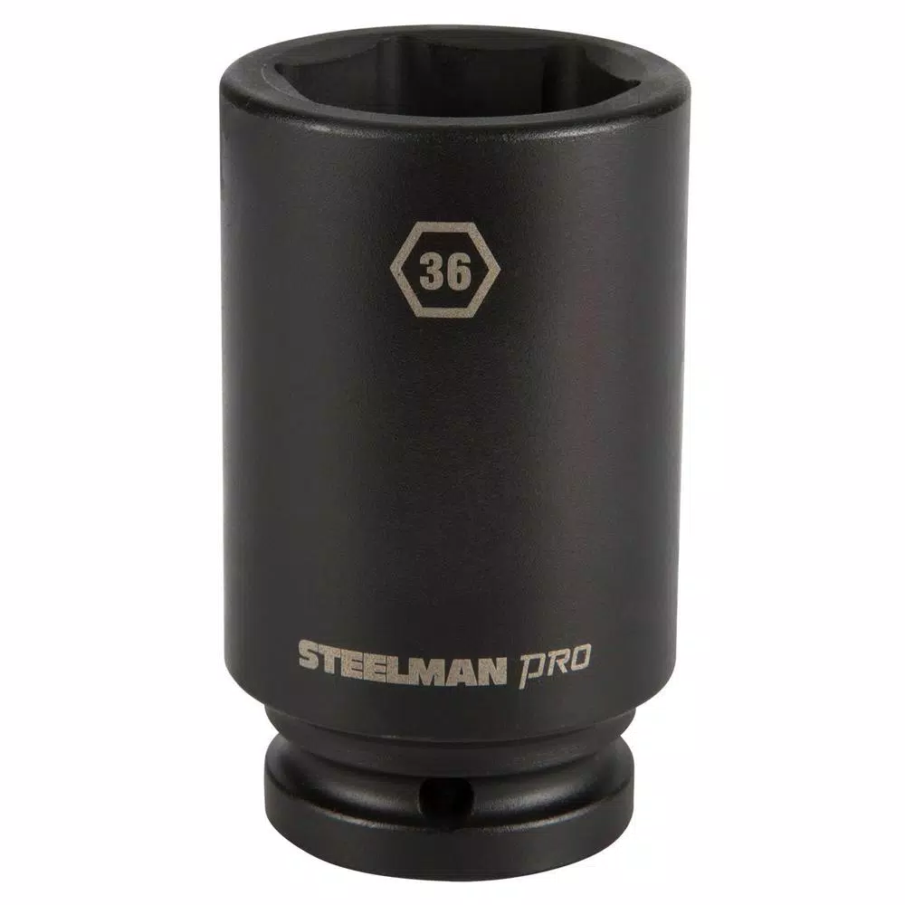 STEELMAN PRO 36mm 3/4-in Drive 6-Point Deep Impact Socket