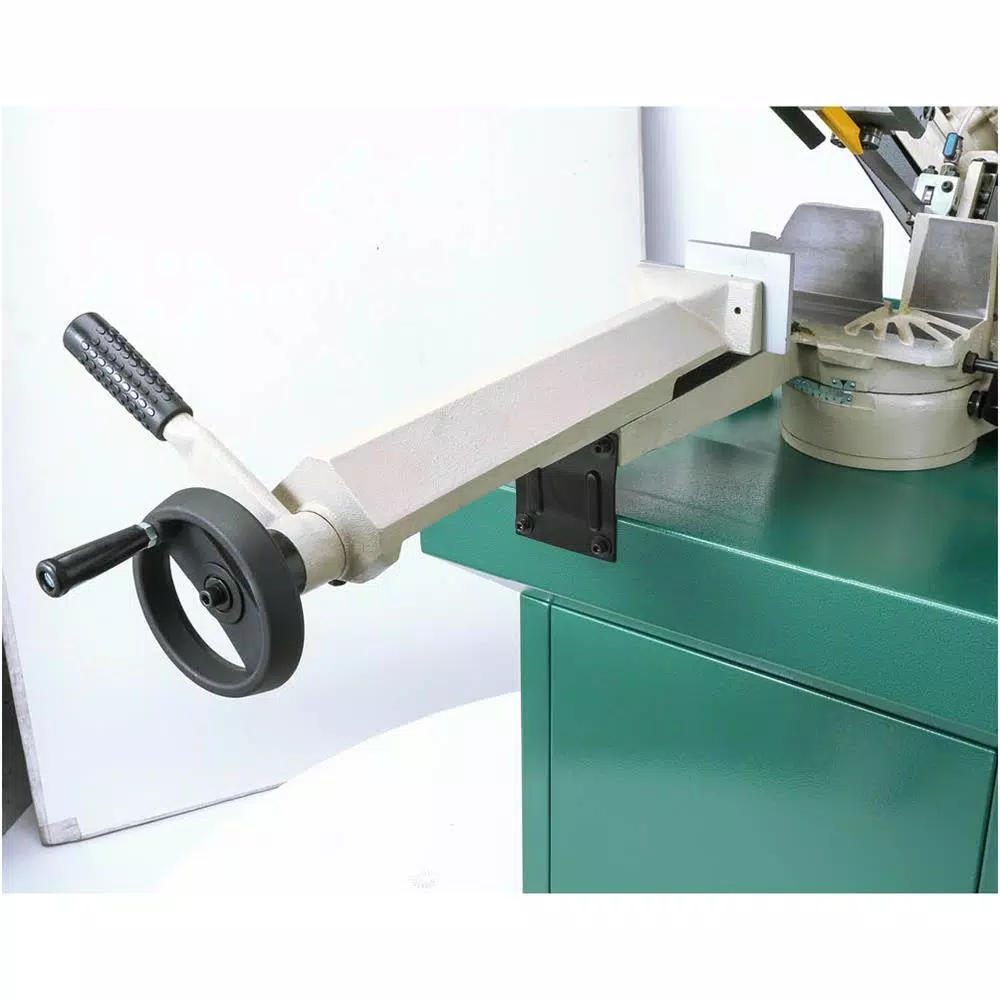 Grizzly Industrial 7" x 8-1/4" Swivel Horizontal Metal-Cutting Bandsaw with Stand
