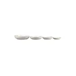 Denby Natural Canvas 4-Piece Nesting Serving Bowl Set, White Clay thumbnail 3