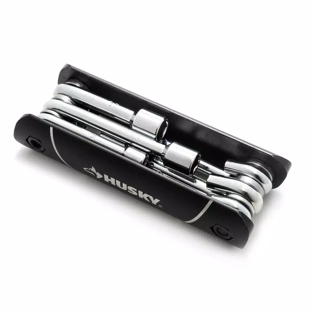 Husky 12-Piece Folding Nut Driver Set, SAE and Metric