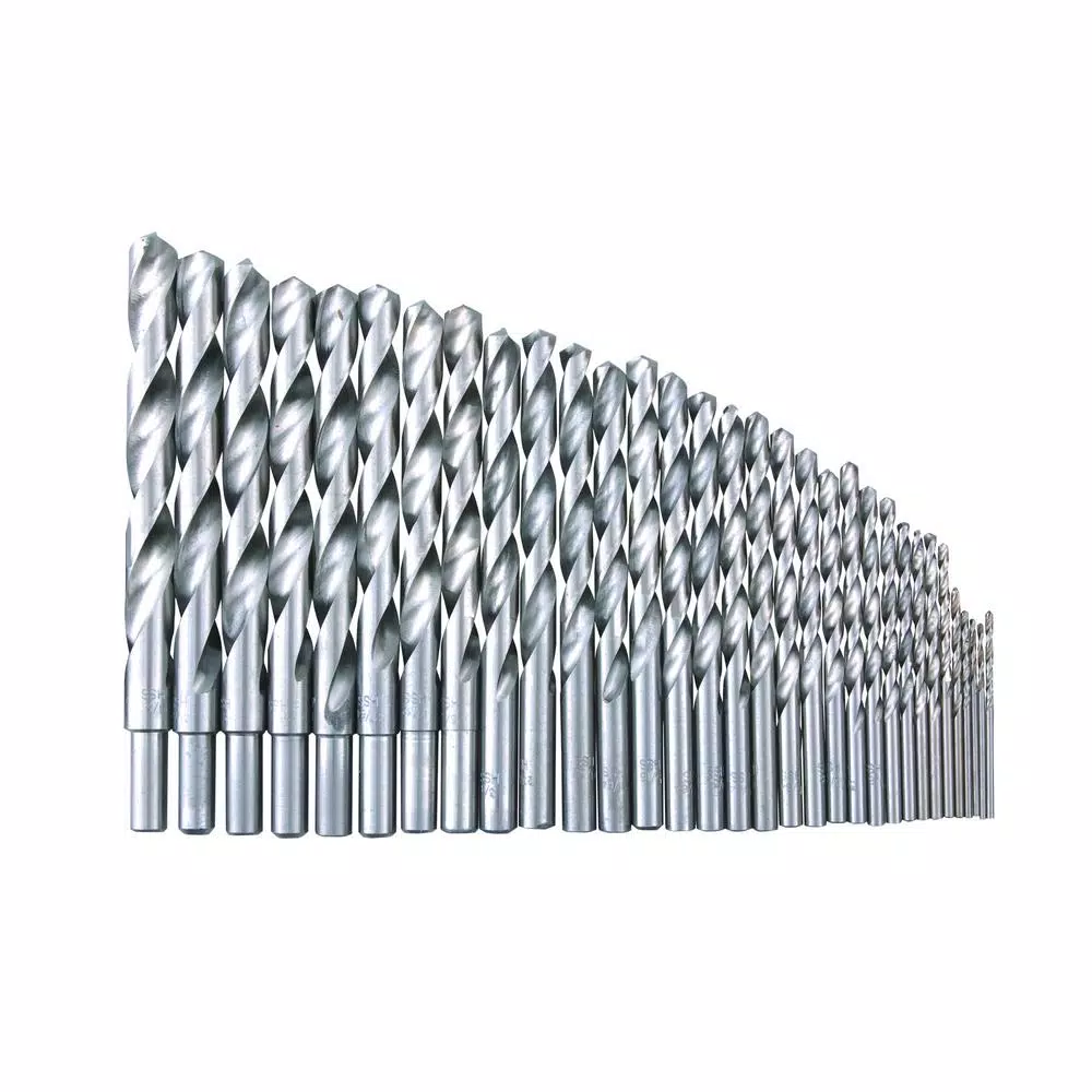 Professional Woodworker 33-Piece HSS High Speed Steel Drill Bit Set with Metal Storage Case