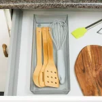 Home Basics Silver Mesh Steel Drawer Organizer - Modern Utensil Tray for Office and Kitchen thumbnail 2