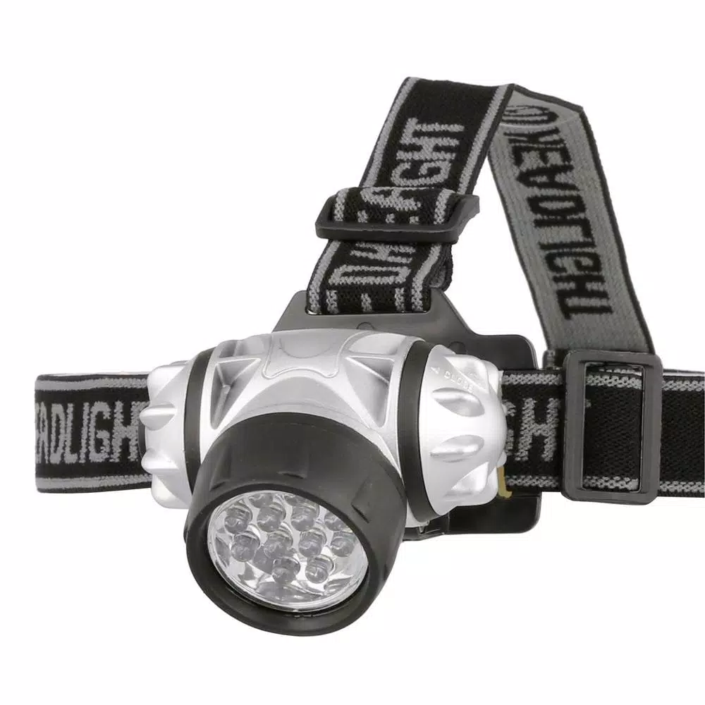 Stalwart 12 LED Ultra Bright Headlamp and 6 LED Flashlight Combo Set, Water Resistant