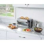 Hamilton Beach Toastation 1300W 2-Slice Toaster Oven, Black and Gray thumbnail 5