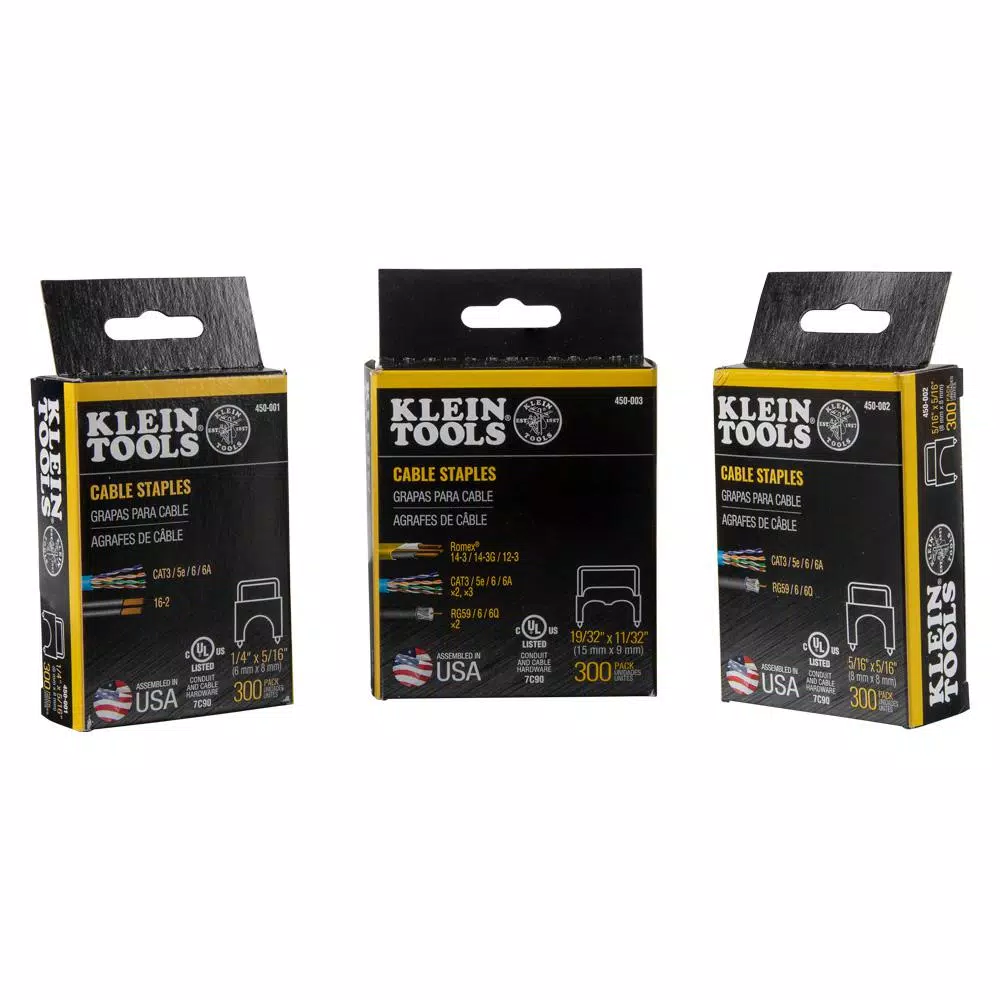 Klein Tools Cable Stapler for Voice, Data, Video, and NM (Romex) Cable