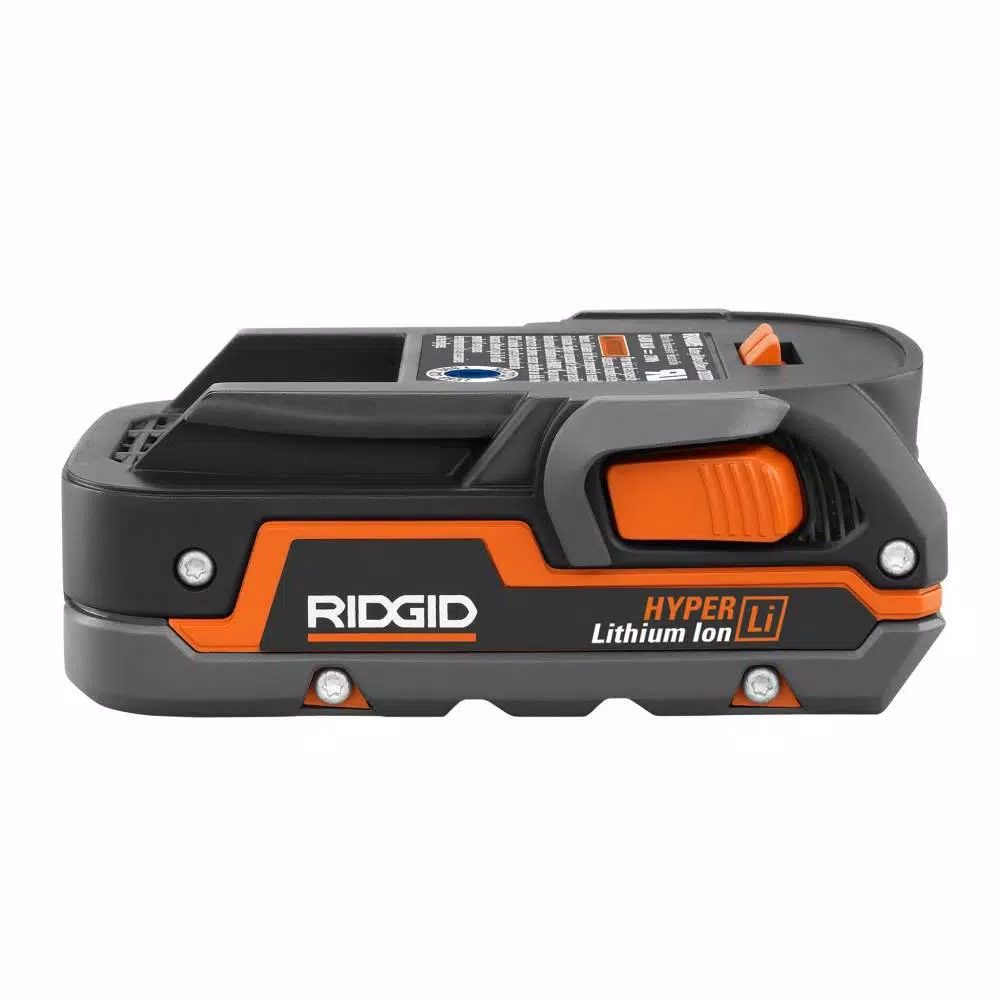 RIDGID 18V Cordless Hybrid Folding Panel Light Kit with 1.5 Ah Battery and Charger, 2500 Lumens
