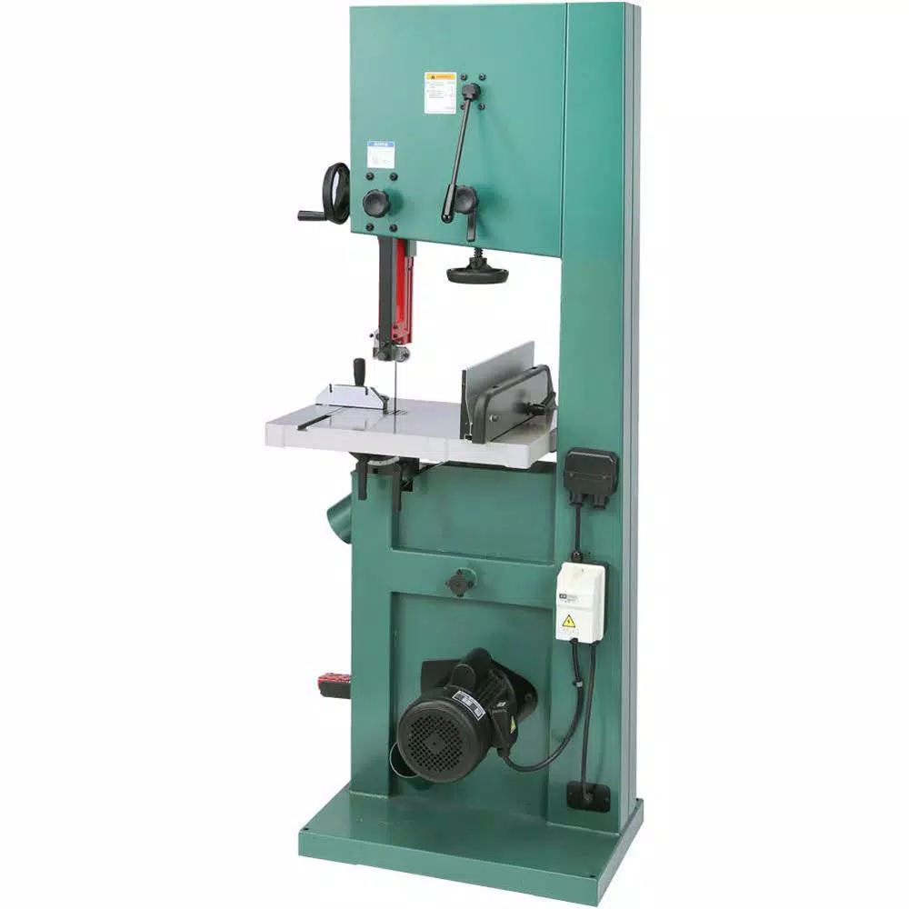 Grizzly Industrial Grizzly 17 in. Extreme-Series 2 HP Heavy-Duty Bandsaw with Cast-Iron Trunnion and Foot Brake