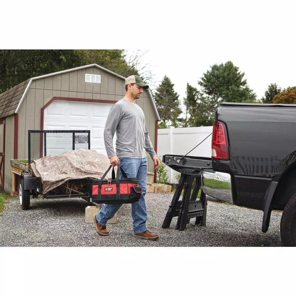 Porter-Cable 20V MAX Dual-Port Charger Storage Bag with 2 1.3Ah Batteries