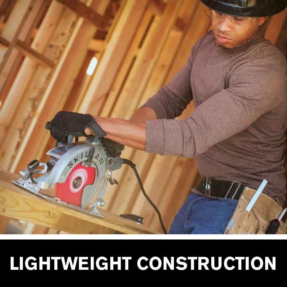 SKILSAW 7-1/4 in. 15 Amp Worm Drive Circular Saw with Diablo Carbide Tipped Blade