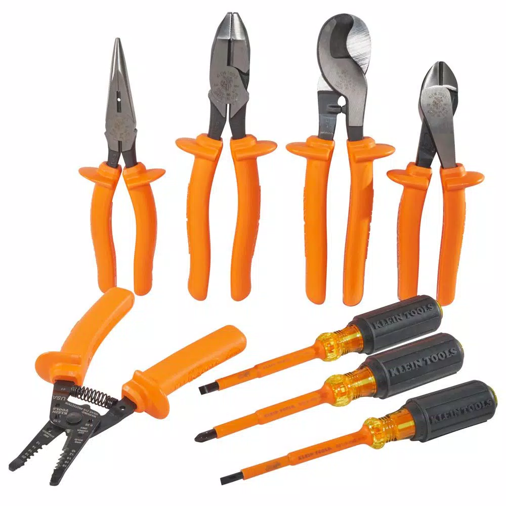 Klein Tools 8-Piece Premium Insulated Hand Tool Set with Zippered Nylon Case