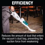 Makita White Cyclonic Vacuum Attachment with Lock for Makita 18V Vacuum Models XLC03 and XLC05 thumbnail 6