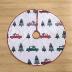 Country Living 48 in. Vintage Truck Quilted Tree Skirt, Reversible Microfiber thumbnail 6