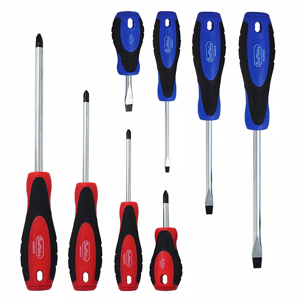 Best Value 19-Piece Screwdriver Set with Magnetic Chrome Vanadium Steel Tips and Ergonomic Handles