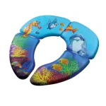 Babyloo Ocean Pattern Folding Cushioned Toilet Seat with Travel Bag for Toddlers thumbnail 1