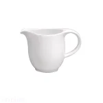 Oneida Cromwell 10 oz. White Porcelain Creamers, Set of 36 thumbnail 1