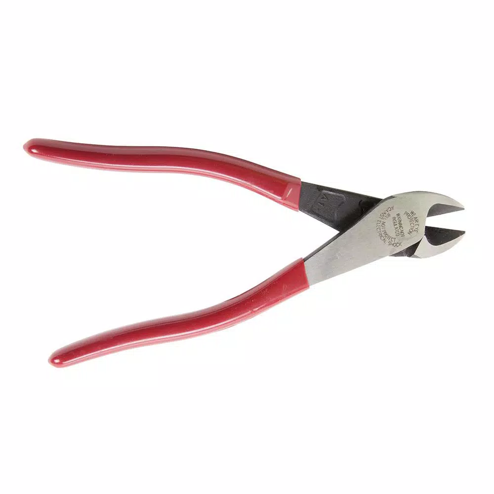 Klein Tools 8 in. Diagonal Cutting Pliers with High-Leverage Design