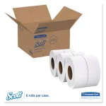Kimberly-Clark PROFESSIONAL Scott Jumbo Roll Bath Tissue, 2-Ply White, 2000 ft. per Roll (6 Rolls) thumbnail 2