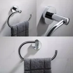 KRAUS Elie Chrome Bathroom Towel Ring, Solid Brass Hand Towel Holder thumbnail 4