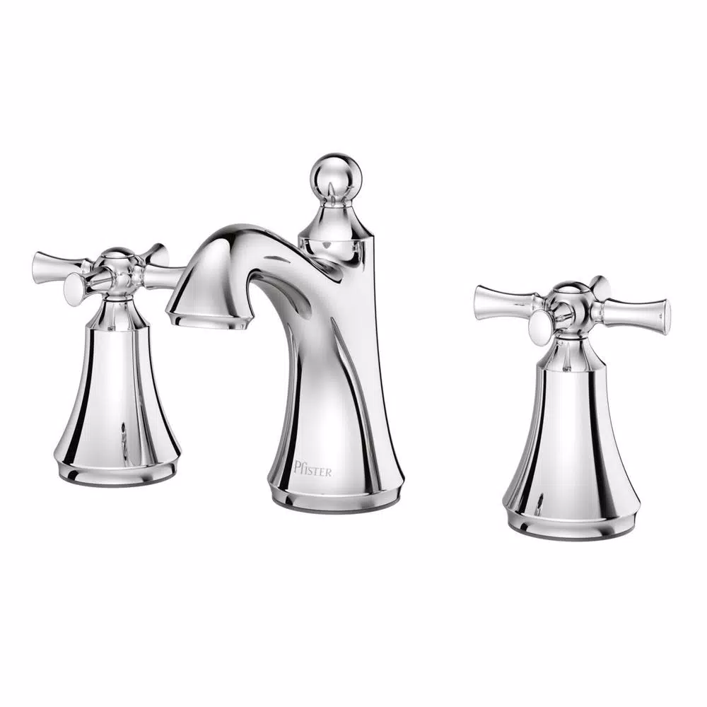 Pfister Thurmont 8 in. Widespread 2-Handle Bathroom Faucet, High Arc Spout, Polished Chrome