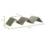 Unbranded Stainless Steel Taco Holder Serving Tray, Grill Safe Taco Stand for Hard and Soft Shells (2-Pack) thumbnail 5