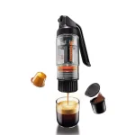 Simposh Simpresso Portable Espresso Machine - Hand Powered Travel Coffee Maker with NS Capsule & Ground Coffee Compatibility thumbnail 1