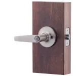 Copper Creek Daley Satin Stainless Keyed Entry Door Lever thumbnail 4