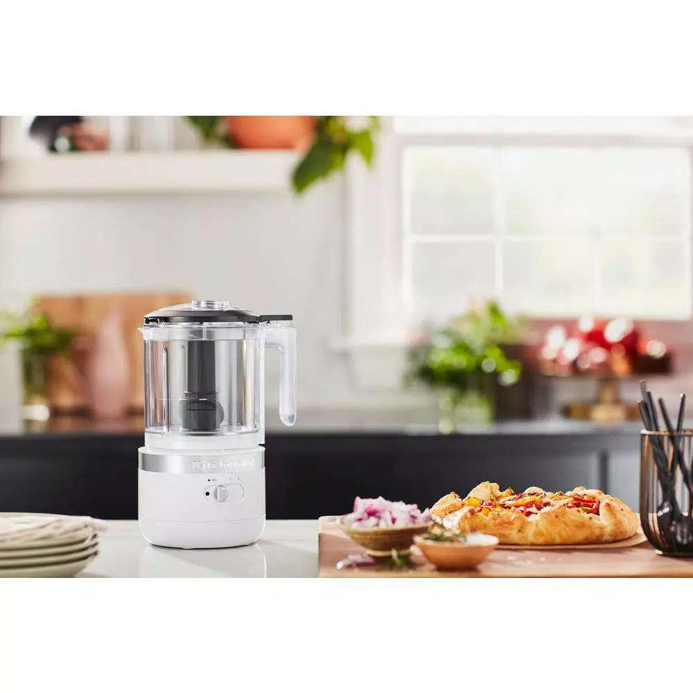 KitchenAid Cordless 5-Cup Food Processor, White