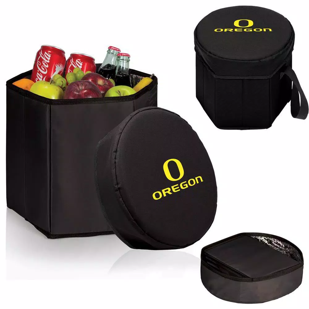 Picnic Time Oregon Ducks 12 Qt. Bongo Collapsible Soft-Side Cooler - Black