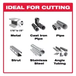 Diablo Steel Demon Carbide Medium Metal Reciprocating Saw Blades, 10 TPI, 6 in. (10-Pack) thumbnail 2