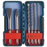 Bosch GBH2-28L Reconditioned 8.5A SDS-Plus Rotary Hammer Drill Kit with 6-Piece Bulldog Bit Set and Case thumbnail 3