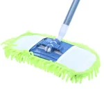 Quickie 14 in. Soft 'n' Swivel Microfiber/Chenille Dust Mop with 48 in. Steel Handle thumbnail 2