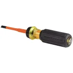 Klein Tools 1/4 in. Flip-Blade Insulated Screwdriver, #2 Phillips and Slotted thumbnail 6