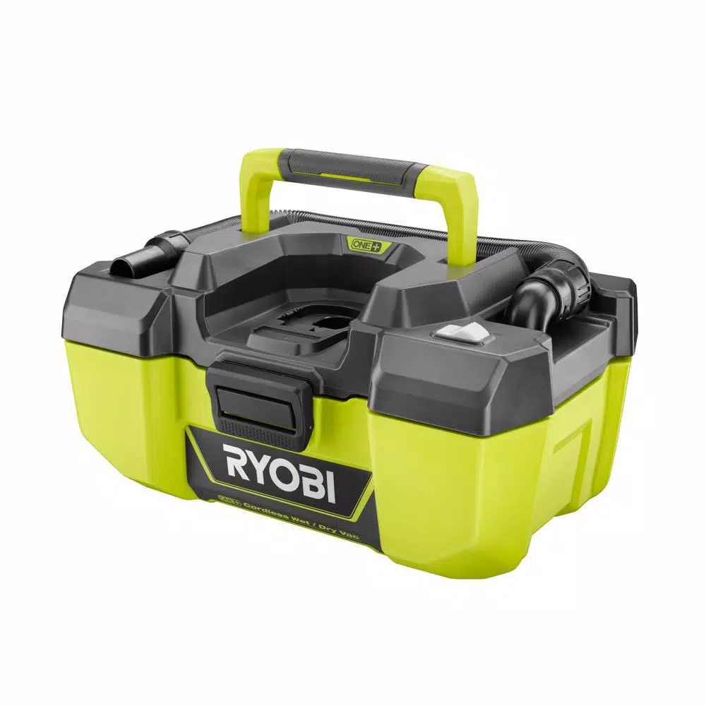 RYOBI 18V ONE+ 3 Gallon Project Wet/Dry Vacuum Kit with 2.0 Ah Battery and Charger