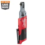 Milwaukee M12 FUEL 1/4 in. Brushless Cordless Ratchet (Tool-Only) thumbnail 1