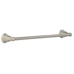 MOEN Brantford 18 in. Single Towel Bar, Brushed Nickel, Transitional Style thumbnail 1