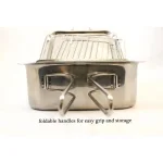 ExcelSteel 4-Piece Stainless Steel Stovetop Smoker Specialty Set thumbnail 4
