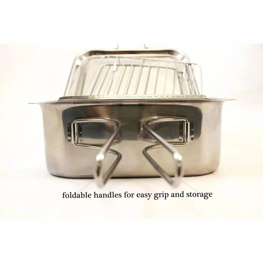 ExcelSteel 4-Piece Stainless Steel Stovetop Smoker Specialty Set