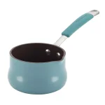 Rachael Ray Cucina 0.75 qt. Aluminum Hard Enamel Nonstick Saucier, Blue thumbnail 1