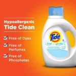 Tide Free and Gentle Hypoallergenic Liquid Laundry Detergent, 75 oz (48 Loads) thumbnail 9