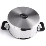 Ozeri 6-Piece Stainless Steel Induction Cookware Set with Patent-Pending Hands-Free Straining Glass Lids thumbnail 5