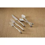Park Designs Anderson 5-Piece Flatware Set, 18/8 Stainless Steel with Copper Accents, Service for 1 thumbnail 1