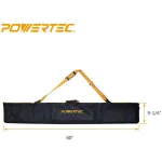 POWERTEC 60 in. Premium Guide Rail Bag with Dual-Sided Padding and Water-Resistant Nylon thumbnail 7