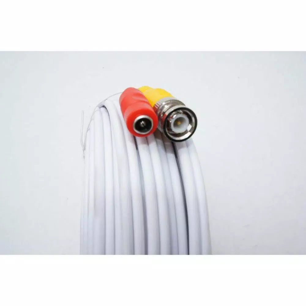 SPT 25 ft. Premade Siamese Power and Video Cable, RG59 Coaxial, BNC Male to Male (6-Pack)