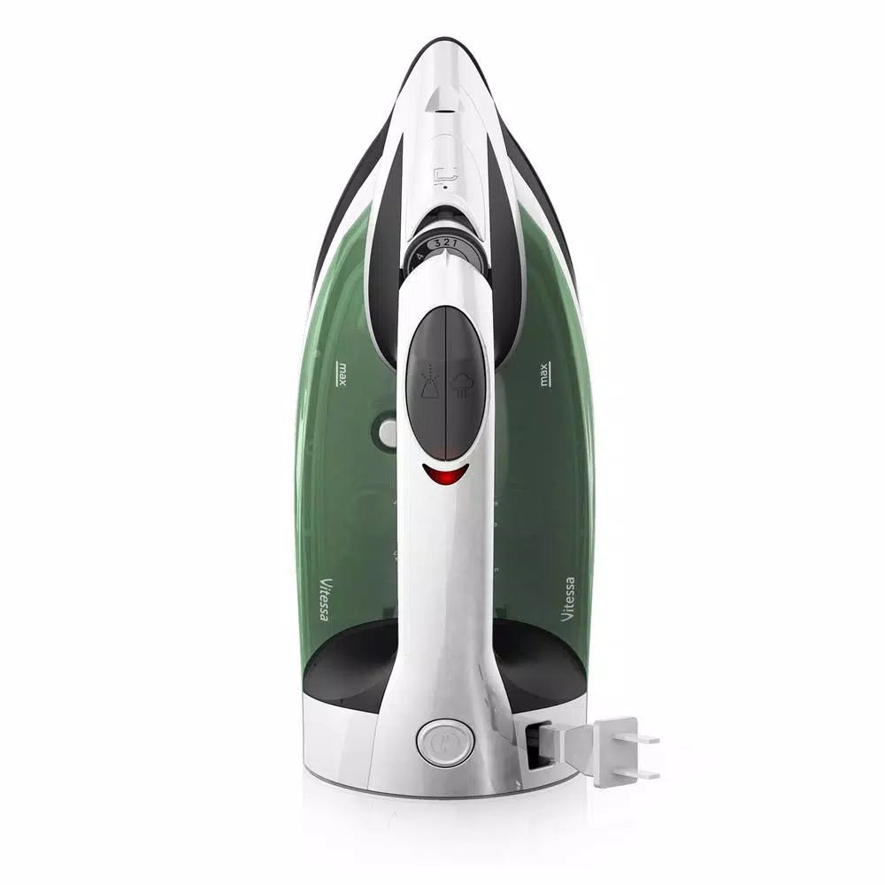 BLACK+DECKER Vitessa Advanced Steam Iron with Retractable Cord, 1200W, Green/White