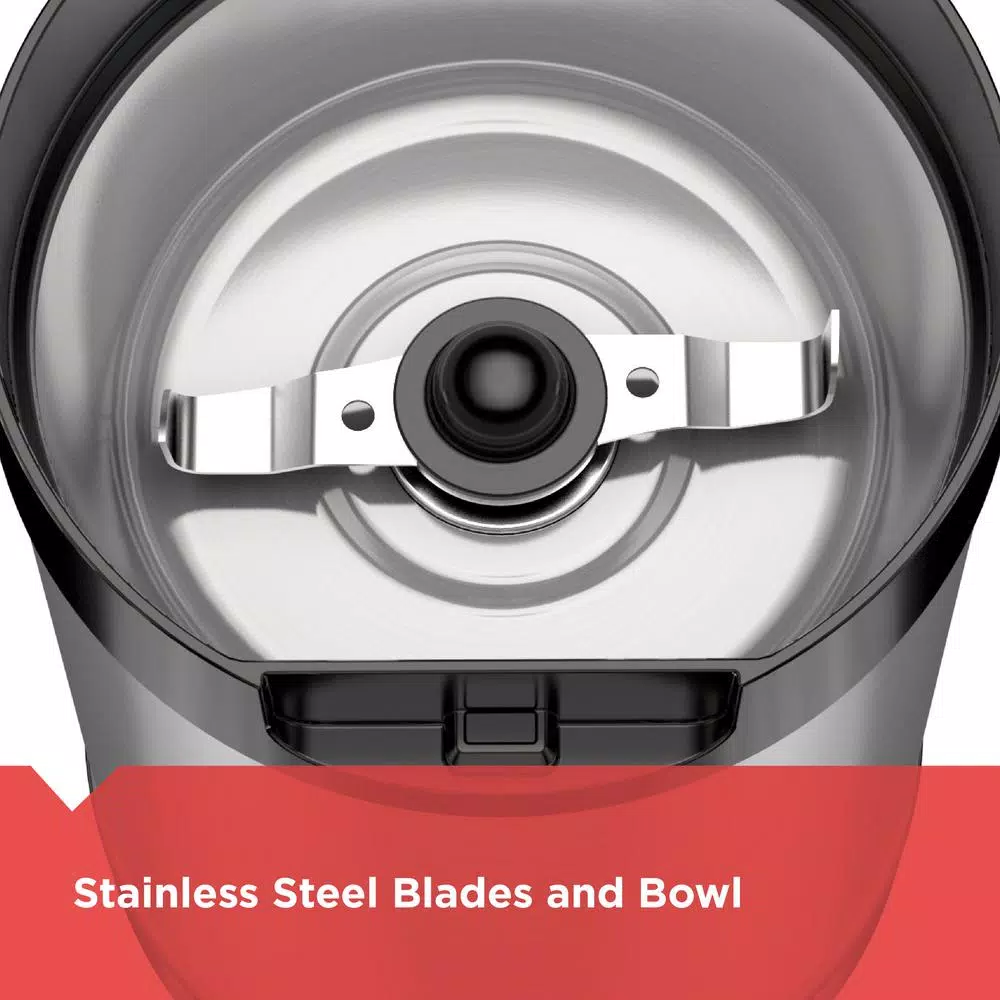 Black+Decker 4 oz. Silver Electric Blade Coffee Grinder