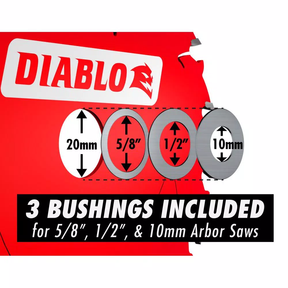 Diablo 5-3/8 in. 18-Tooth Fast Framing Circular Saw Blade with Bushings