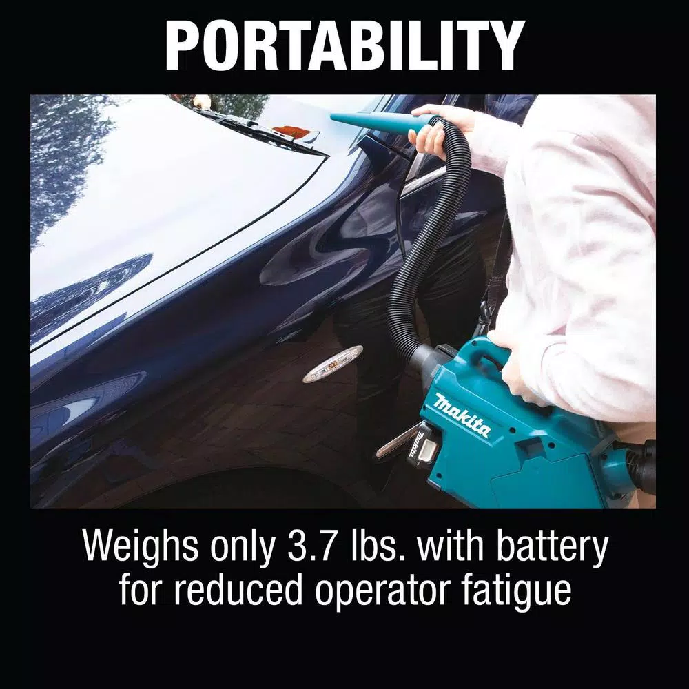 Makita 12V MAX CXT Cordless Vacuum Kit with 2.0 Ah Battery (LC09A1)