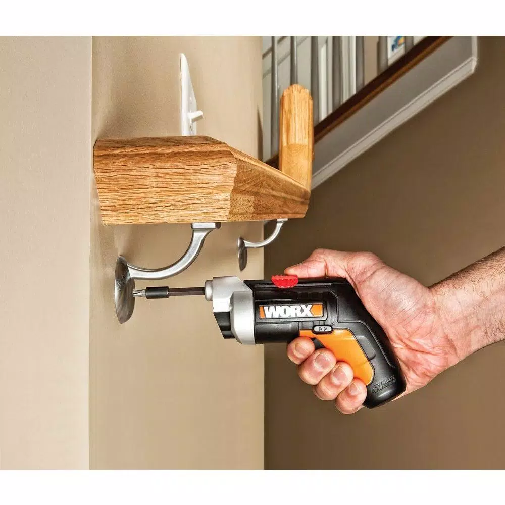 Worx XTD 4V Cordless Extended Reach Screwdriver with 8 Bits and Charger