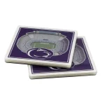 YouTheFan NCAA Penn State Nittany Lions StadiumViews 3D Acrylic Coasters, 2-Pack thumbnail 2